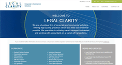 Desktop Screenshot of legalclarity.co.uk